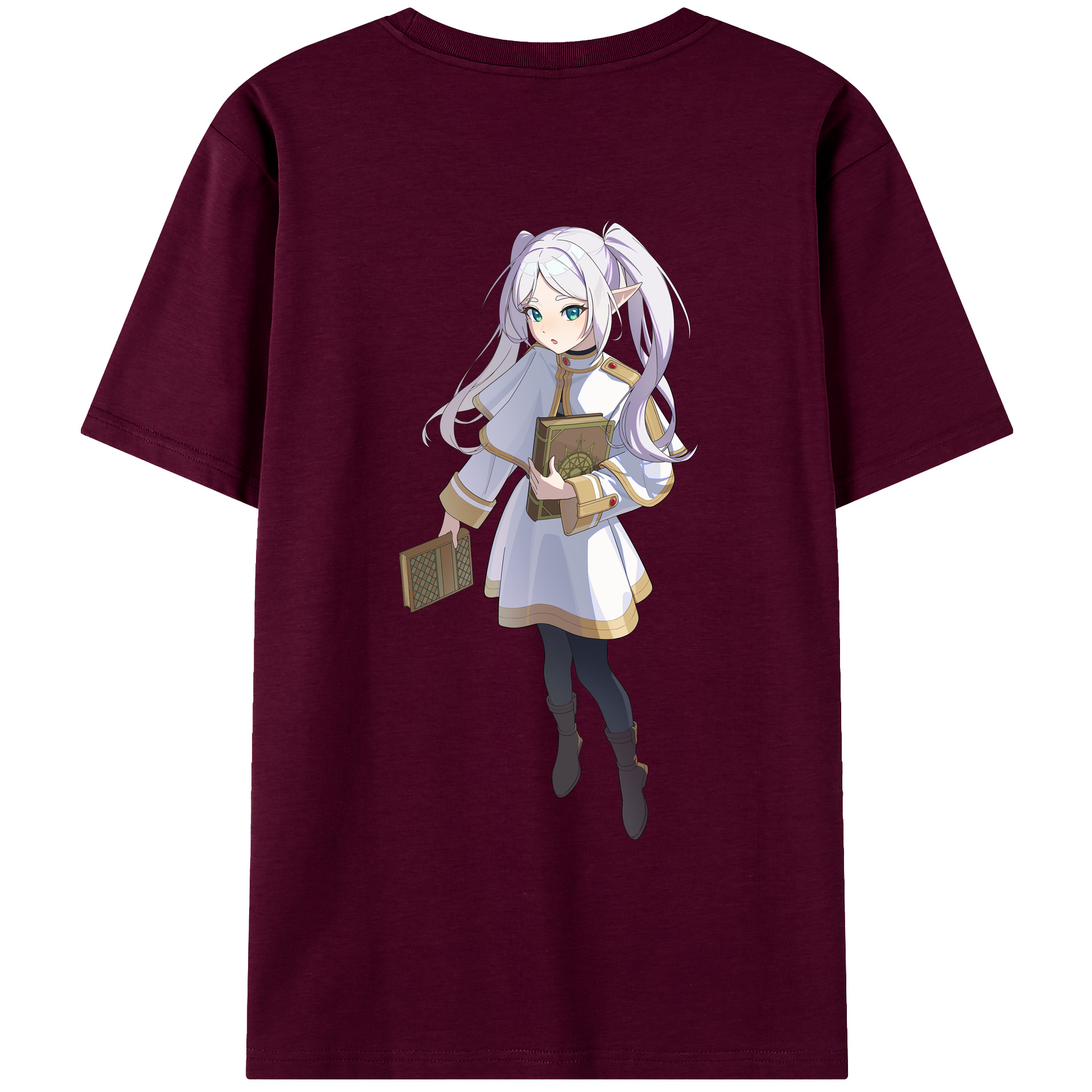 （画像用） 葬送のフリーレン Frieren レディース半袖Tシャツ(バックプリント)